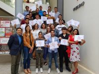 Jóvenes de Garantía Juvenil en la clausura de una formación marítima en 20i19